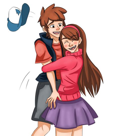 Dipper and Mabel- Bear Hug by Syke37 on DeviantArt