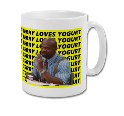 TERRY LOVES YOGURT Sergeant Jeffords Funny Brooklyn Nine Nine 99 Themed ...