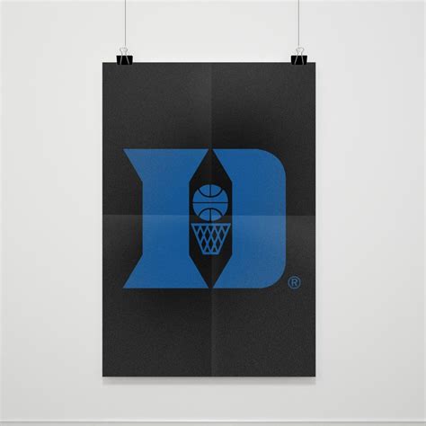 Duke University Basketball Logo Poster | Duke university basketball ...