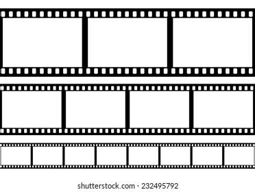 Set Film Frame Vector Illustration Stock Vector (Royalty Free) 232495792