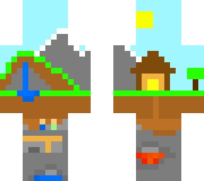 Overworld Pixel Art | Minecraft Skin