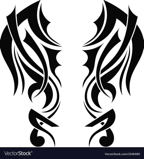 Dragon Wings Vector at Vectorified.com | Collection of Dragon Wings ...