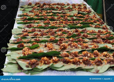 Indian Paan Masala on Betel Leaf Arranged in Table Stock Photo - Image ...