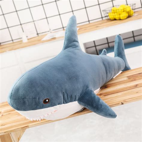 Kawaii Chubby Shark Plush Jumbo Edition (90cm) - KawaiiTherapy