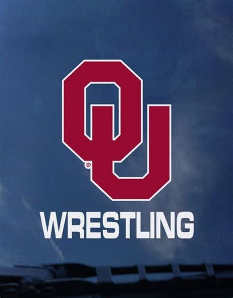 OU Wrestling Auto Decal 3.5"x3.6" - Balfour of Norman