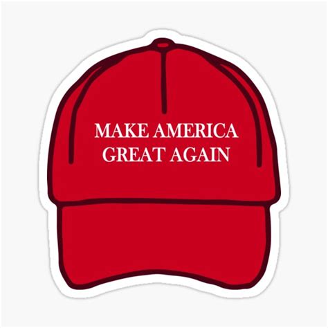 "make america great again hat" Sticker for Sale by Starstacks | Redbubble