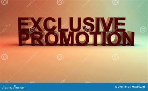 Promotion exclusive illustration stock. Illustration du rouge - 29391145