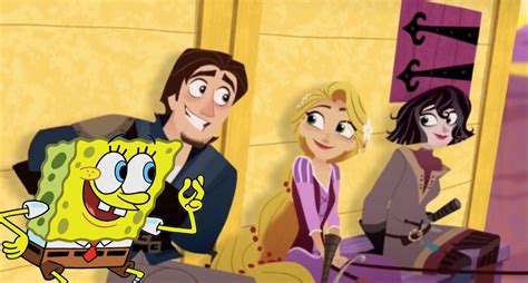 SpongeBob Tangled Crossover by leonsart933838 on DeviantArt