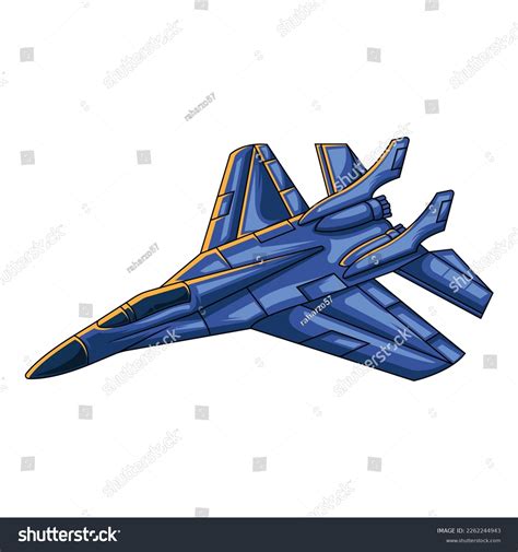 Blue Jet Airplane Clipart Suitable Stickers Stock Vector (Royalty Free ...