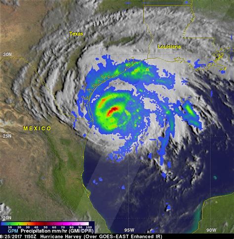 GPM's Radar Measures Intense Rain In Hurricane Harvey | NASA Global Precipitation Measurement ...