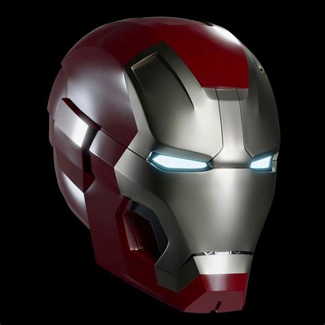 Iron Man Mk 42/43 Plain 3D Printable Iron Man Helmet STL ONLY - Etsy