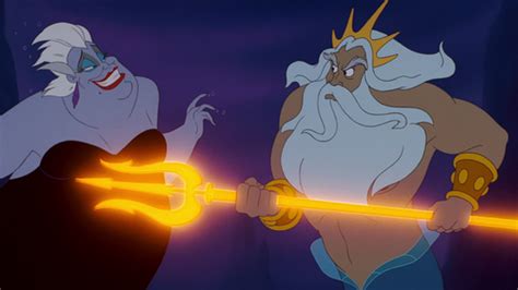 Walt Disney Screencaps – Ursula & King Triton - The Little Mermaid ...