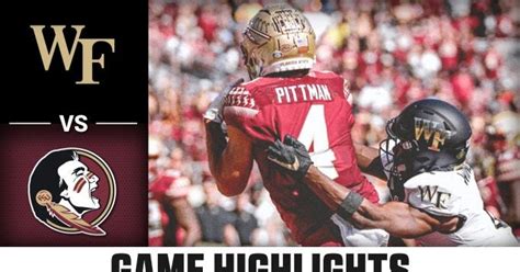 WATCH: Wake Forest vs. Florida State Football Highlights