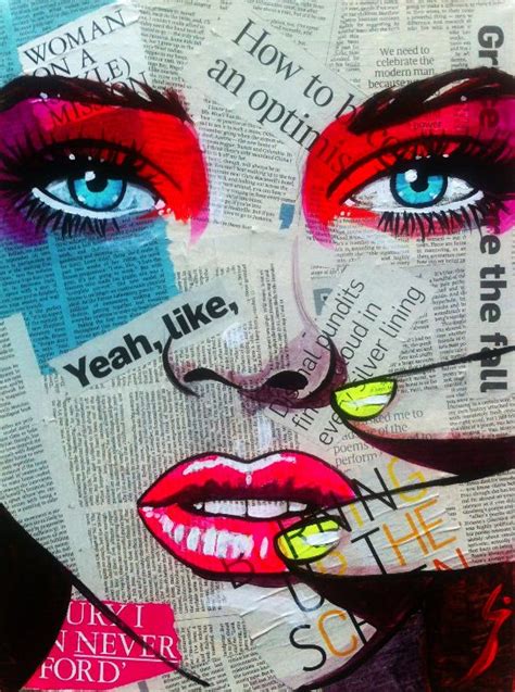 Newsprint Art - By British artist Conrad C. Jones | Conrad C. Jones ...