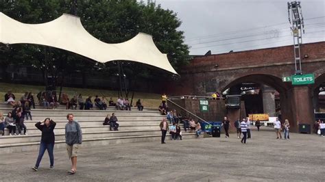 JAMES at Castlefield Bowl July 2017 - Stage and Seating Area Before Concert - And Beard Love ...