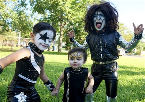 Starchild, Demon, Starchild, Catman, Vinnie Vincent, KISS Band, KISS, Rockstars, family costumes ...