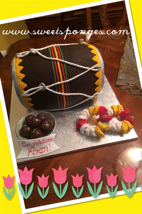 Dholki cake | Novelty cakes, Cake, Sweets