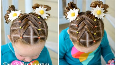 Cute Hairstyles With Tiny Rubber Bands - @easytoddlerhairstyles | Hair styles, Kids hairstyles ...