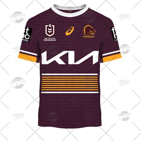 Personalise NRL Brisbane Broncos 2022 Home Jersey - OldSchoolThings - Personalize Your Own New ...