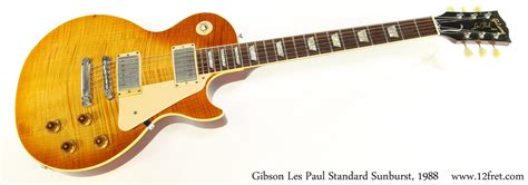 Gibson Les Paul Standard Sunburst, 1988 | www.12fret.com