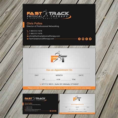 Physical Therapy business card design for Sports Medicine related business | Business card contest