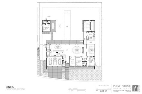 the floor plan for this modern house