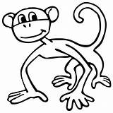 Free Printable Monkey Coloring Pages For Kids sketch template