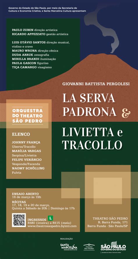 Theatro Sao Pedro Opens Lyrical Season with Two Operas by GIOVANNI BATTISTA PERGOLESI