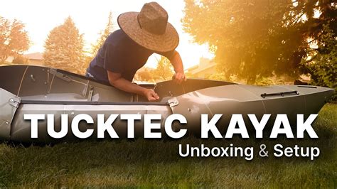 2023 Tucktec Folding Kayak Unboxing & First Setup in Real Time - YouTube