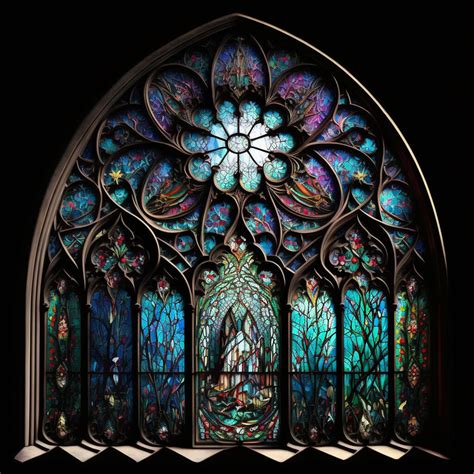 ArtStation - Gothic Stained Glass Pack (3 Images) | Artworks