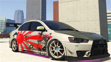 Mitsubishi Lancer EVO X JDM style - GTA5-Mods.com