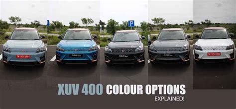 Mahindra XUV 400 Colours Detailed: [+ Our Fav Choice]