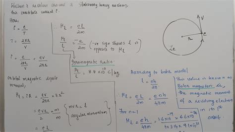 Grade 12 Physics # Chapter 4# Gyromagnetic ratio # Bhor Magneton - YouTube