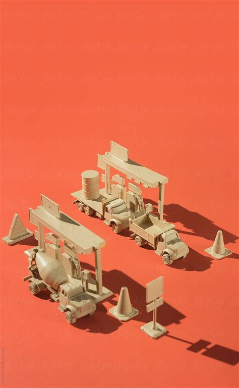 "Gas/pump Station Miniature With Truck/lorry And Heavy Machinery." by Stocksy Contributor ...