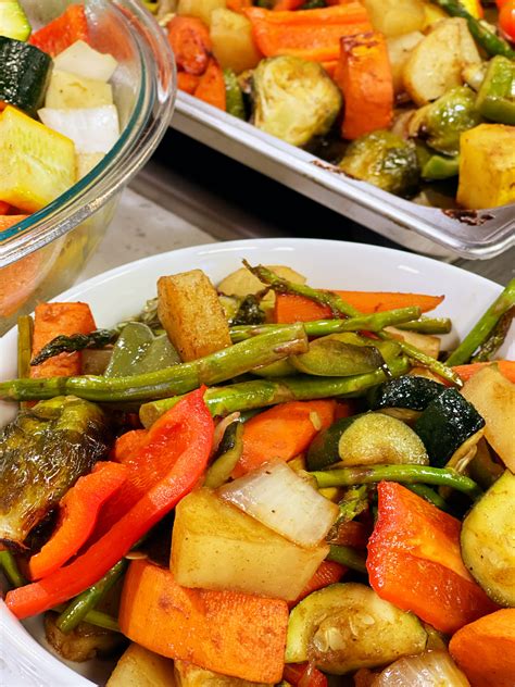 Roasted Balsamic Glazed Vegetables - cooking with chef bryan