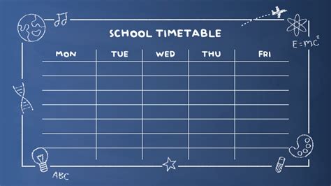 Free School Timetable PowerPoint Template - Prezentr