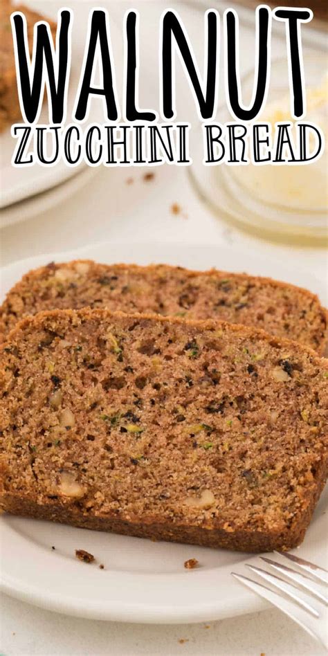 Walnut Zucchini Bread Recipe • MidgetMomma