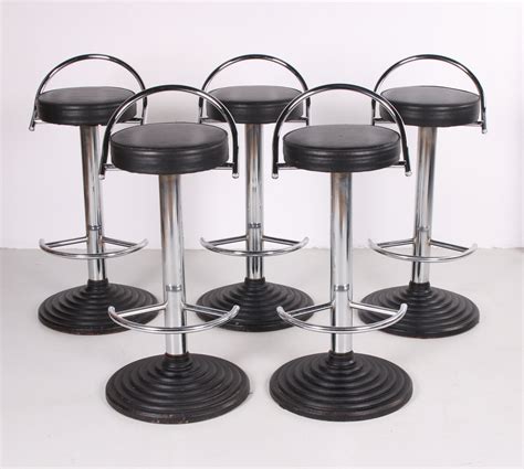 Retro Vintage Chrome bar stools, 1970s | #152438