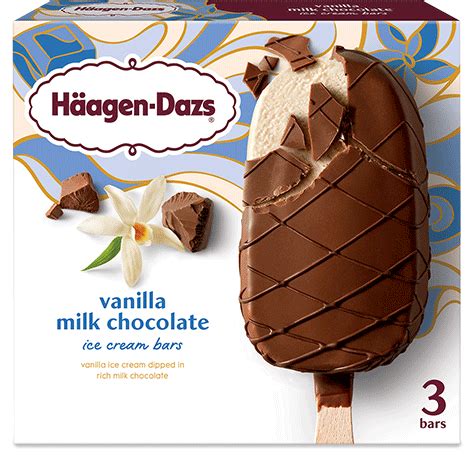 Vanilla Milk Chocolate Ice Cream Bar | Häagen-Dazs®