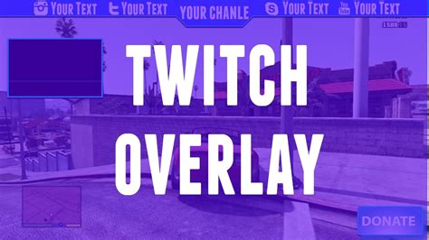 Free Twitch overlay .Psd CS6 - YouTube