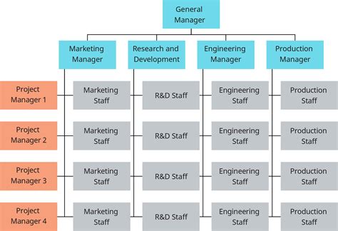 Functional Organizational Structure Organizational Structure Matrix ...