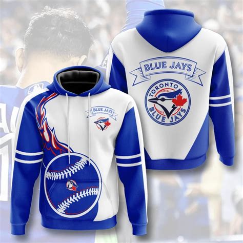 Toronto Blue Jays Hoodies Flame Balls graphic gift for men -Jack sport shop