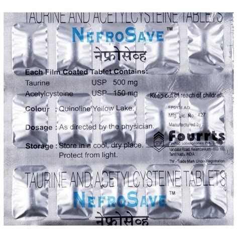 Nefrosave: Uses, Price, Dosage, Side Effects, Substitute, Buy Online