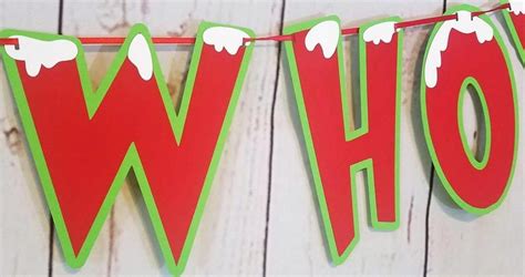 Christmas Banner Welcome to Whoville | Etsy Whoville Christmas Decorations, Grinch Christmas ...