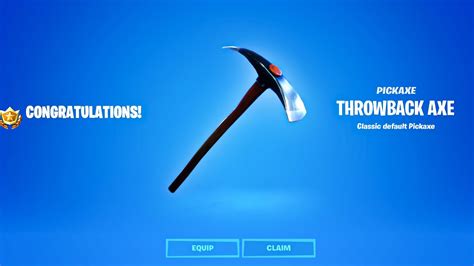 How to get FREE Throwback Axe.! (OG Pickaxe) Fortnite Battle Royale - YouTube