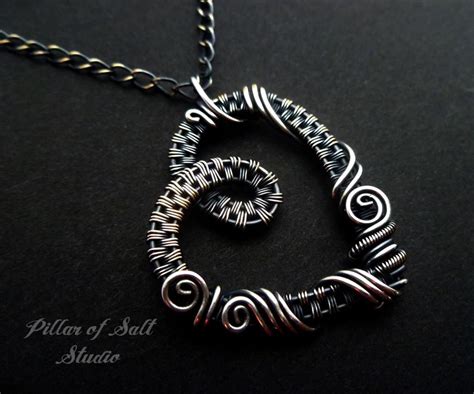 wire heart jewellery - Google Search | Wire wrapped jewelry, Wire ...