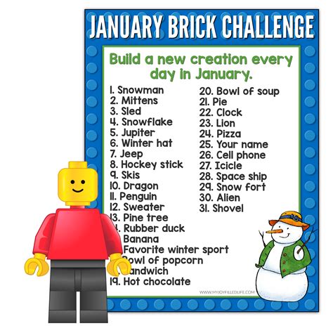 January Brick Challenge - My Joy-Filled Life