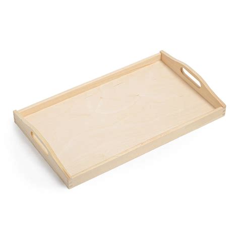 Extra Small Classic Wooden Serving Tray By Prestige Wicker