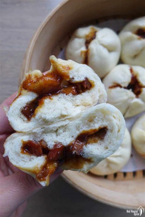 Char Siu Bao (BBQ Pork Buns, 叉烧包) - Red House Spice