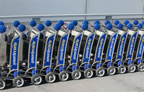 Smarte Carte Baggage Carts Available for Departing and Arriving Passengers Editorial Stock Photo ...